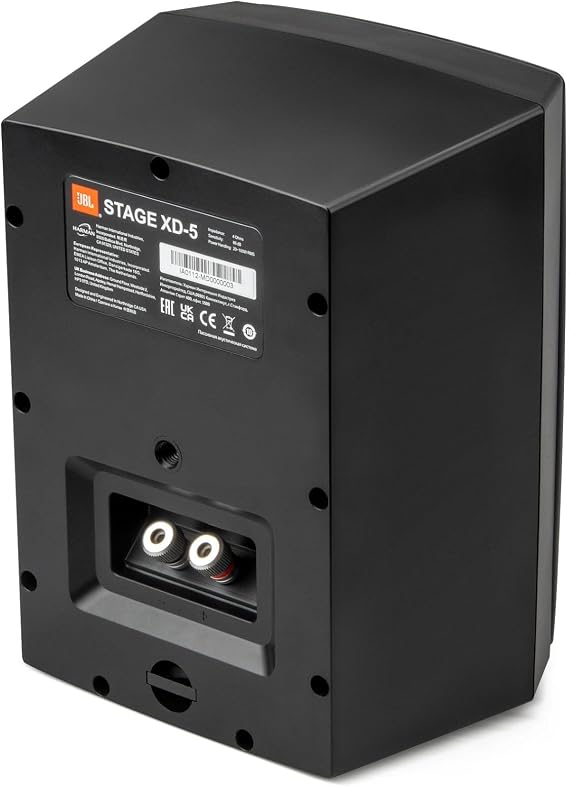 JBL XD-5 Indoor/Outdoor All-Weather Loudspeakers - Black, Pair