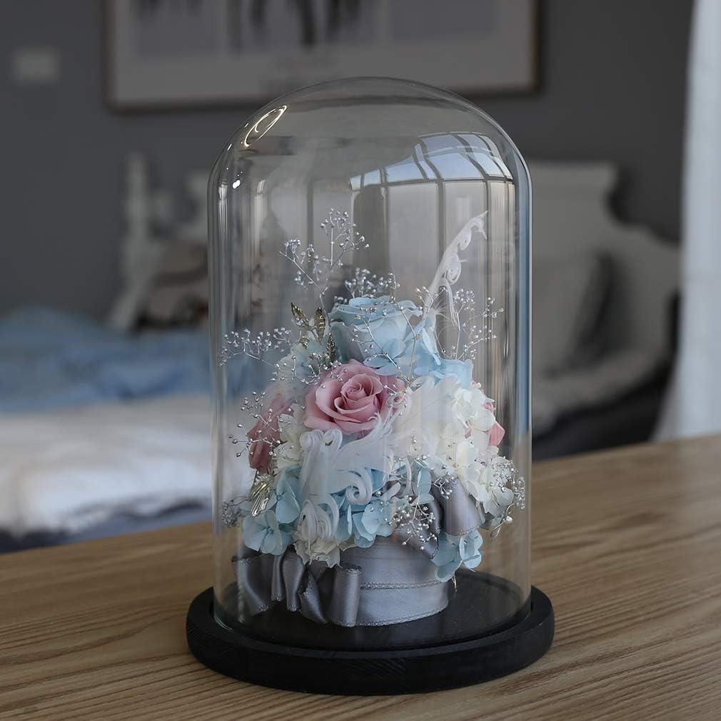 Uр Tо 40% оƒƒ ANLUNOB Preserved Fresh Flower Eternity Rose, Never Withered Real Rose, Gift for Valentine's Day, Mother's Day, Thanksgiving Day, Christmas, Birthday Blue