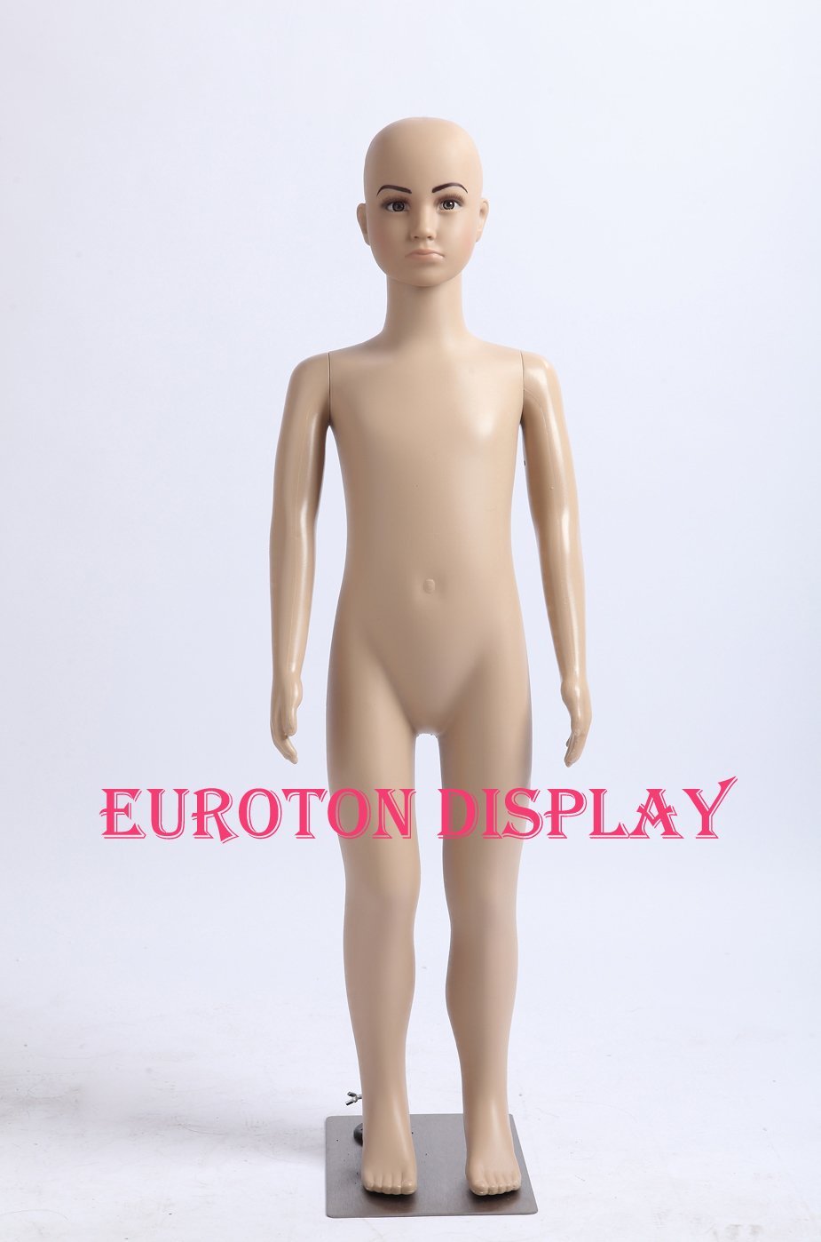 Kinder Schaufensterpuppen Set & Einzelmodelle 85–130 cm – Realistisch & Flexibel – PE Kunststoff, Acryl oder Stoff – Mit Standfuß – Für Schaufenster, Boutique & Deko (Modell SB-1)