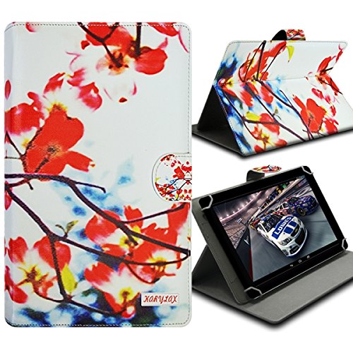 Seluxion KJ12   Funda tipo libro universal con función atril para tablet Acer Iconia One 7 B1 730HD de 7