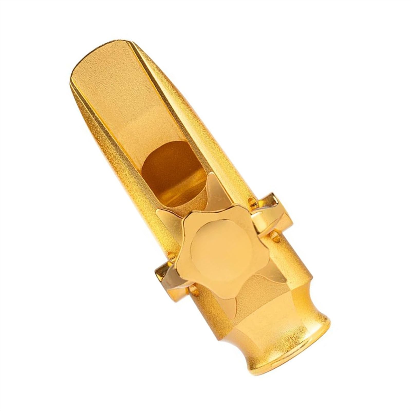 Bocchino Per Sassofono Acuto Placcato Oro Misura 5/6/7/8/9 Deflettore Per Musica Jazz Clip Regolabile Sassofono Riparazione Parte (Color : Tip Size 8)