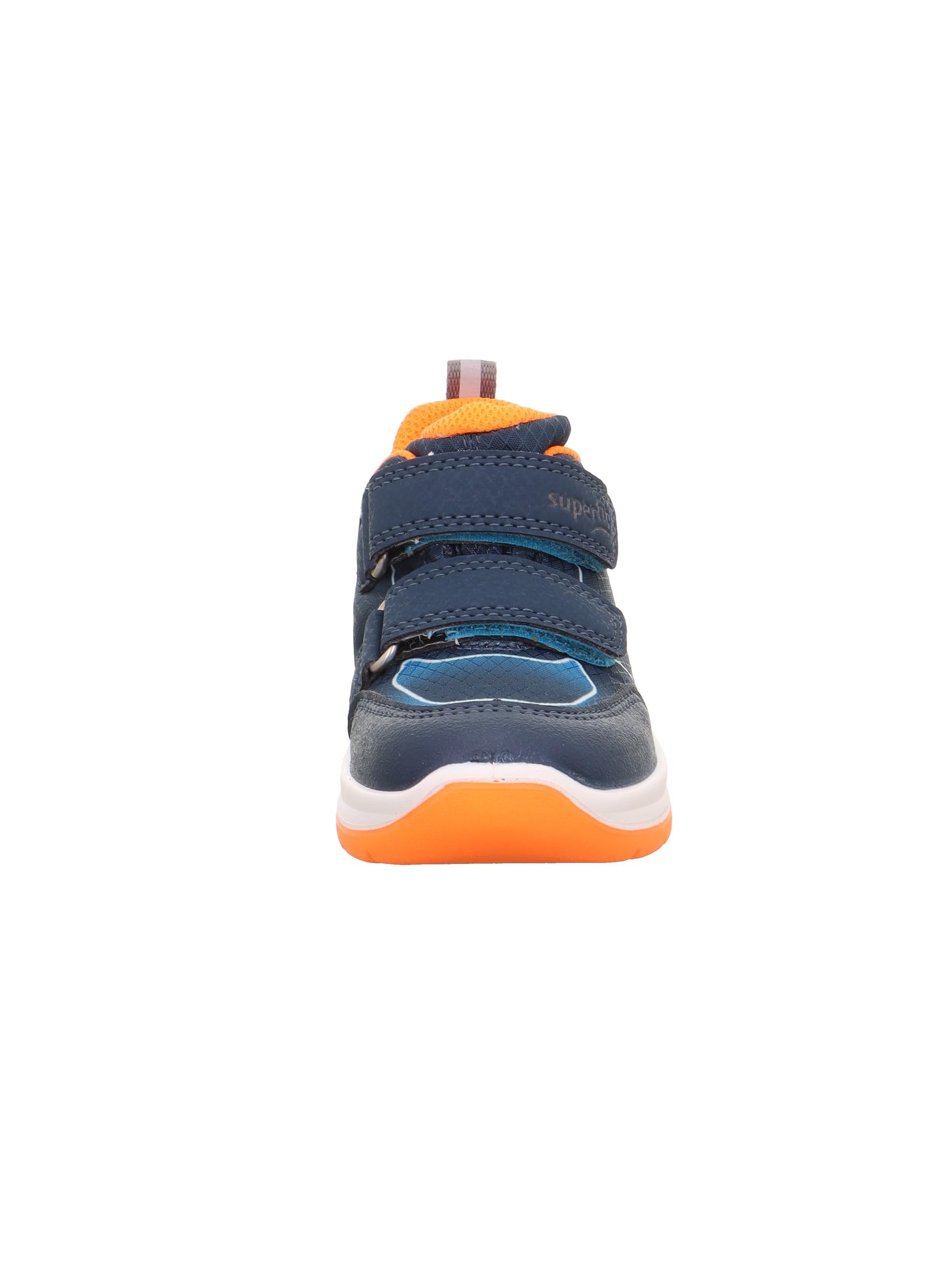Superfit Jungen Cooper Leicht Gefütterte Gore-tex Blau/Orange 8020 Sneaker, Blau Orange 8020, 28 EU