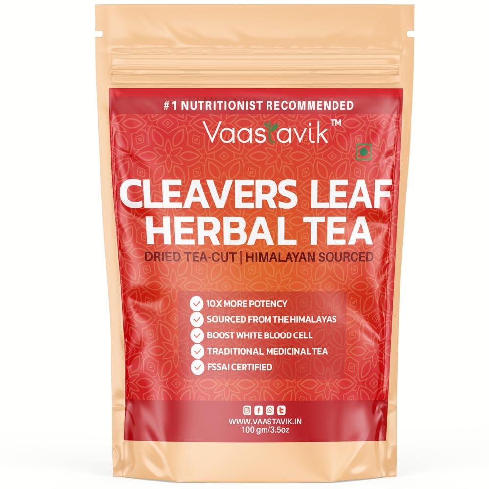Vaastavik Pure Cleavers Leaf Loose Tea 100gm