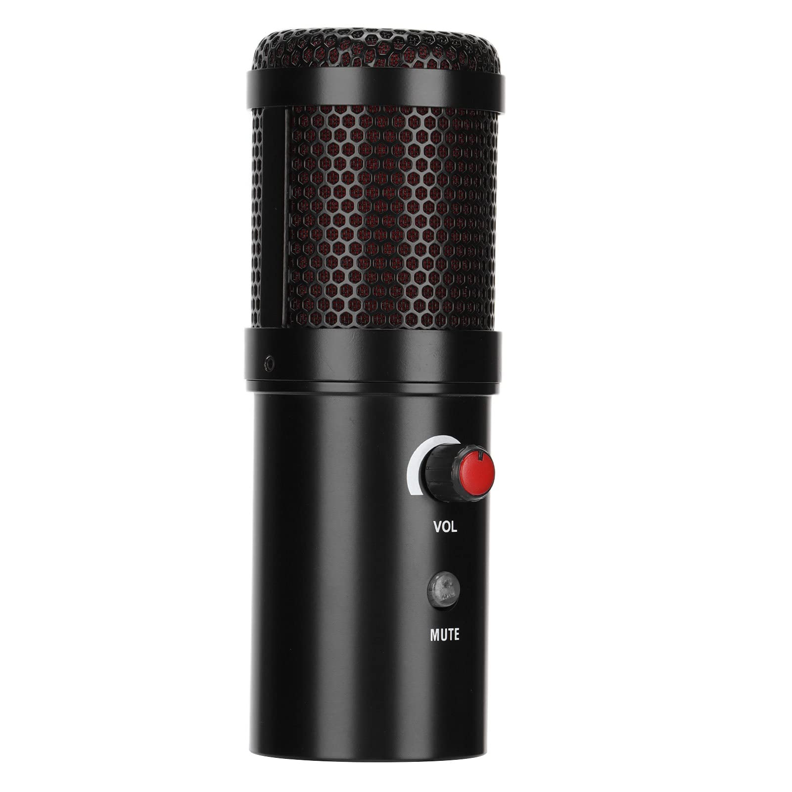 Micrófono USB con Luz de Relleno RGB, Kit de Micrófono Cardioide Condensador, Calidad de Sonido de Nivel de Estudio para Grabación, Canto, Transmisión de Podcast, Incluye Cable