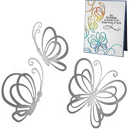 Butterfly Die Cutting Template - 3D Layered Card Making Dies For Wedding Invitations & Scrapbooking