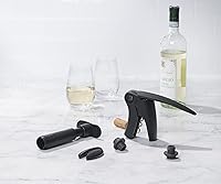 Vista 2 de Le Creuset Set de regalo de herramientas de vino, 5 piezas, negro/gris