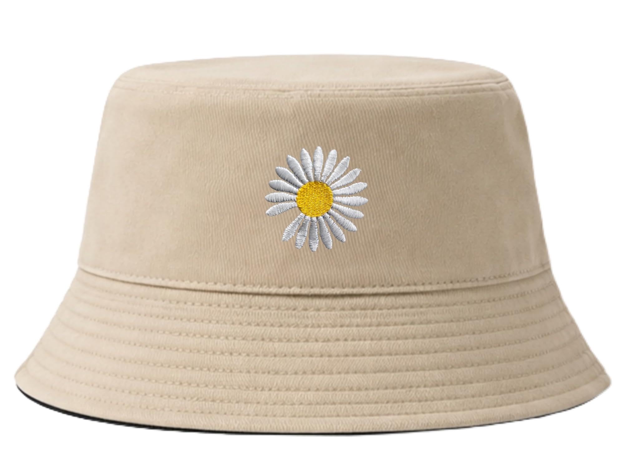 Buy Tai & Zai Embroidered Reversible Bucket Hat for Men and Women