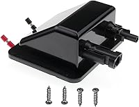 Vista 1 de Caja de prensaestopas solar de doble cable con cable de extensión solar suave 10AWG de 0.33 pies, glándula de entrada solar de ABS impermeable