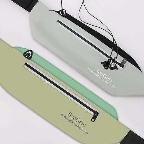 Miniatura 8 de Riñonera para correr para hombres y mujeres, ligera, impermeable, bolsa para correr, bolsa de almacenamiento reflectante nocturna para correr,