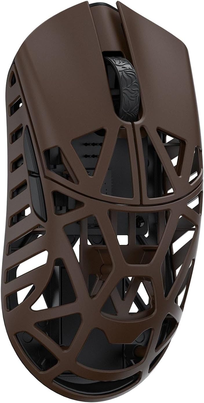 MK x WLMOUSE Beast X Mini Pro Wireless 8K Mouse with Side Slits (OM Optical, Silver)