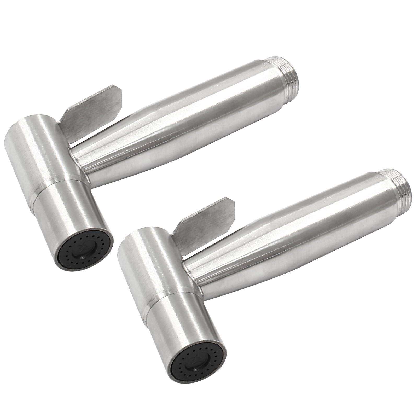 2 Pieces Bidet Sprayer Head Stainless Steel Handheld Toilet Bidet Sprayer Portable Pet Shower Seat Bidet Attachment Personal — view 5