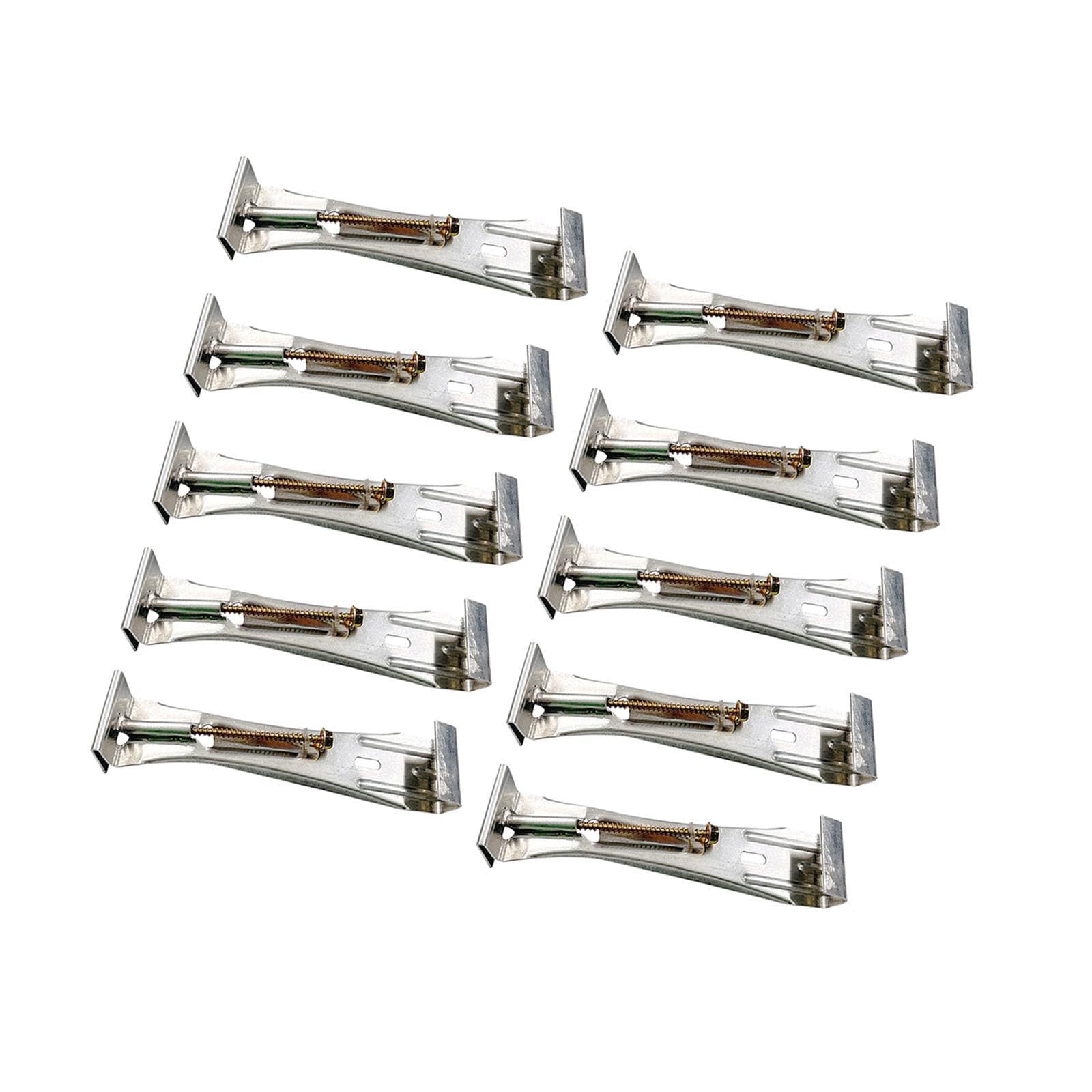 Zambuph Gutter Hangers Heavy Duty Clips Built with Steel Reinforcements Offer Reliable Fixes to Low Spots in Rain Gutters Ensuring Stability Gutter Hangers
