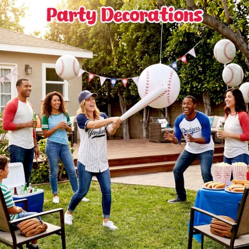 Shindel Giant Inflatable Baseball, 27 Inch Blow Up Ball for Kids - image 5