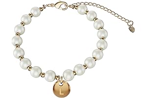 Sunflower Jewelry Dainty Girl's Initial Bracelet