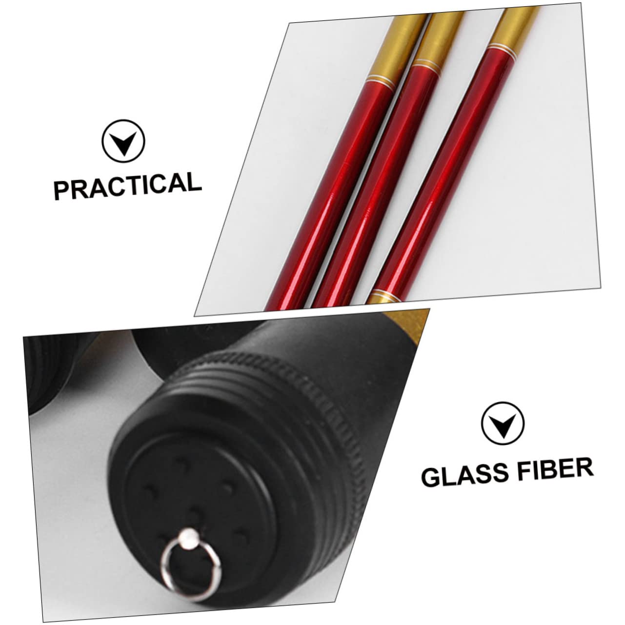 HEMOTON Pcs Glass Fiber Tube for Band Conducting Stick Storage Accessories Container