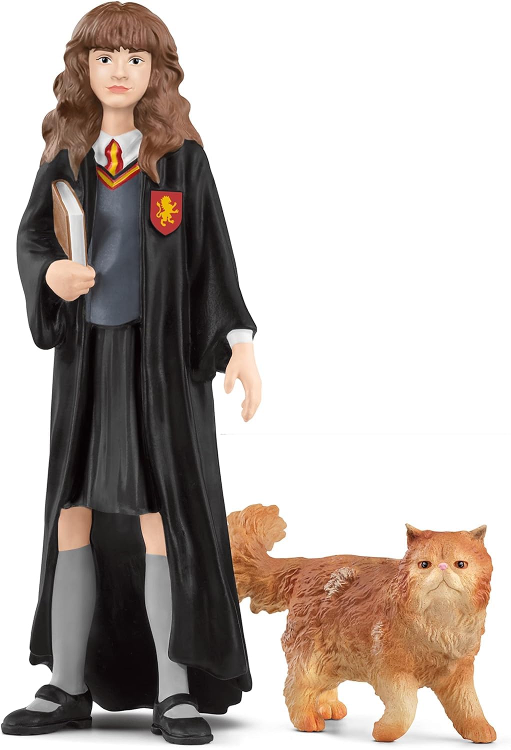 SCHLEICH Harry Potter | Hermine Granger & Krummbein 42635 | Set aus Mädchenfigur & Tierfigur | als Deko oder Sammelfiguren | Geschenk für Kinder & Fans | Spielfiguren ab 6 Jahren | 2-teiliges Set
