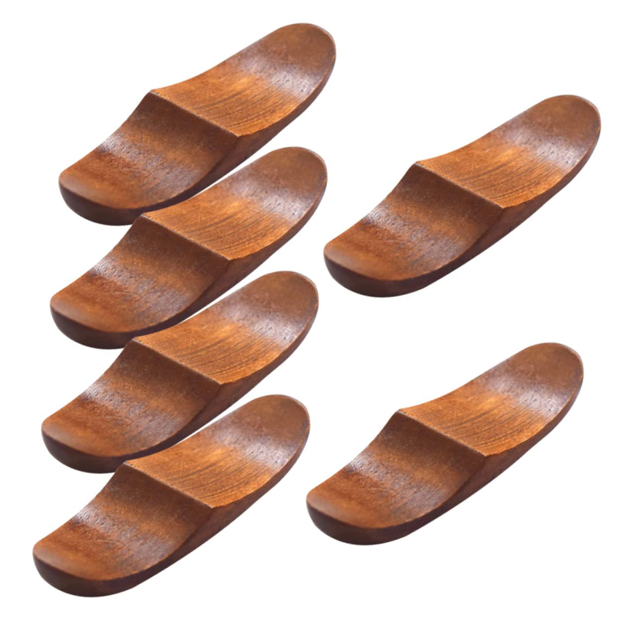 Cabilock 3 Series Soporte para Cuchara De Palillos De Madera Maciza Soporte para Palillos Pararse Cocinando Cortar Descansar Porta Cuchara Titulares Palillos Reutilizables 6 Piezas X 3