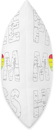 Miniatura 2 de Free Mom Pride Hugs Design Throw Pillow, 16x16, Multicolor