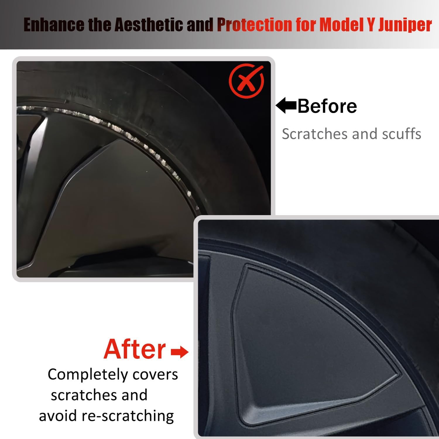 Wheel Covers for Model Y Juniper 19’’ Crossflow Wheel with Center Caps, 19 inch Wheel Covers Hubcap for Tesla Model Y 2025 2026 Juniper Accessories (Arach Style)