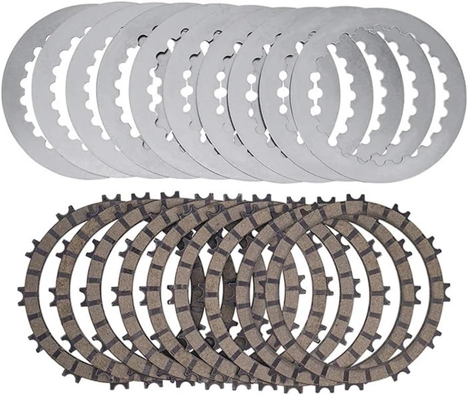 Motorcycle Paper Based & Steel Clutch Friction Plates Disc For Crate 610 2004 59032010100 59032011100 79532011000
