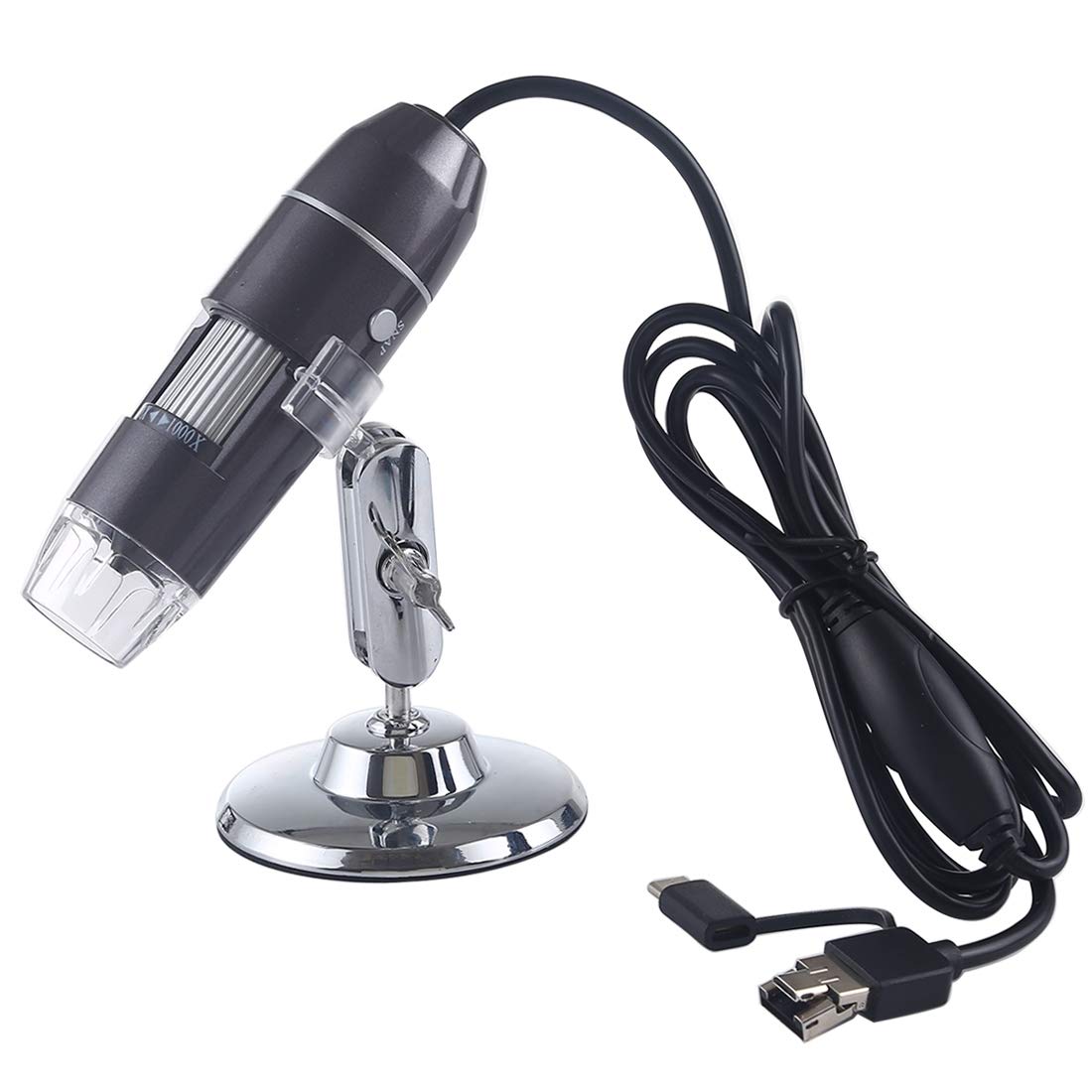Microscope numérique 1000X noir haute précision avec support ergonomique LLD - 7