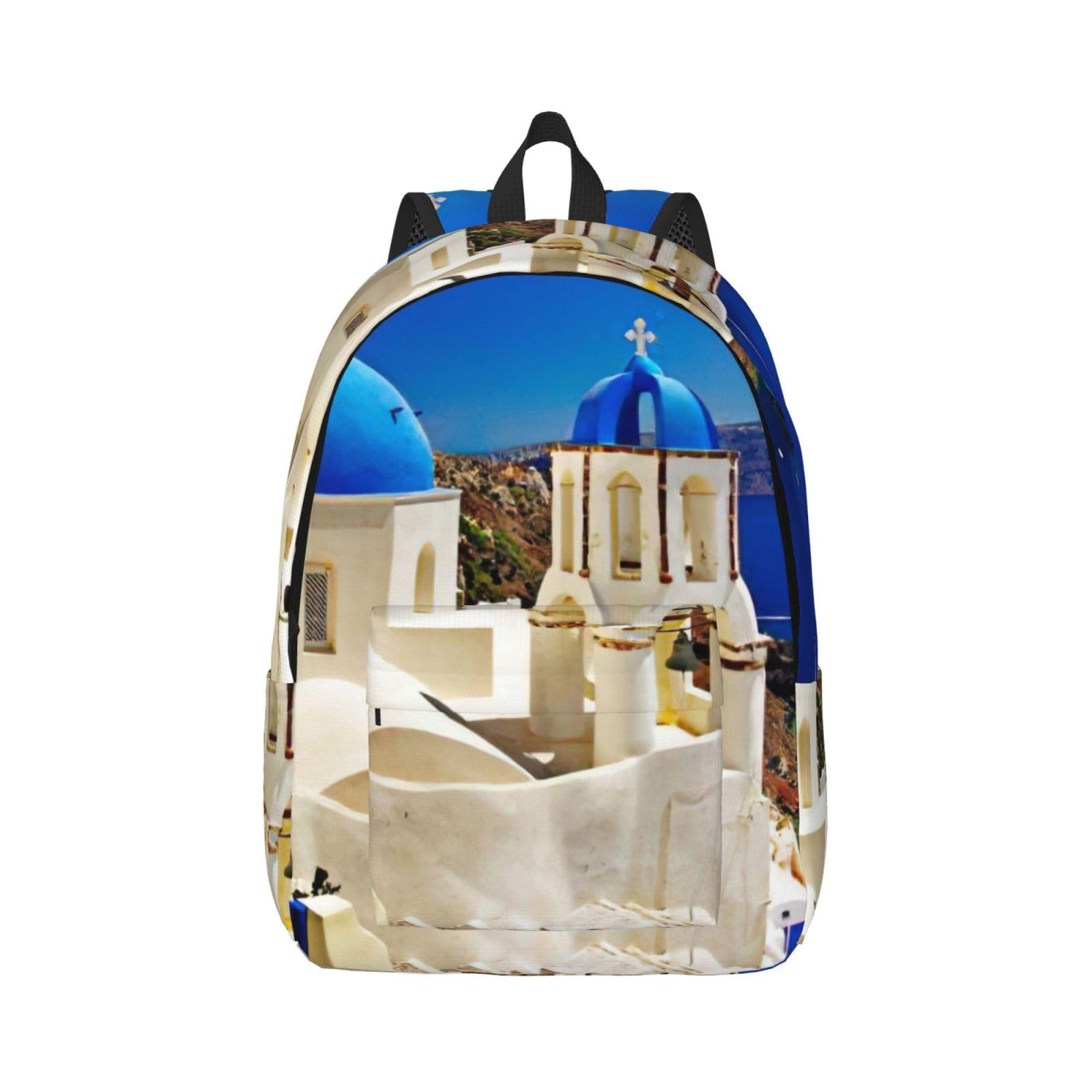 Mochila de día para fin de semana Santorini estampado mar 8