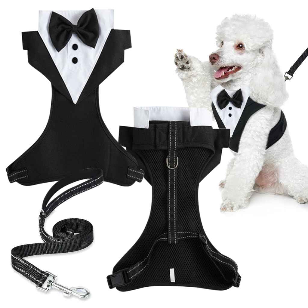 Qpets® Dog Bandana Scarf on Owners Wedding Party Dog Scarf Wedding Photo Prop for Dog Print Pet Bandana Engagement Gift for Dog Cat Dog Bow Tie (B0BYCCJG24) Amazon Price History, Amazon Price Tracker