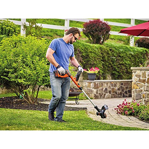 Image of BLACK+DECKER 40V MAX String Trimmer /Edger, 13-Inch with Easy-Fit All Purpose Glove (LST140C & BD505L)