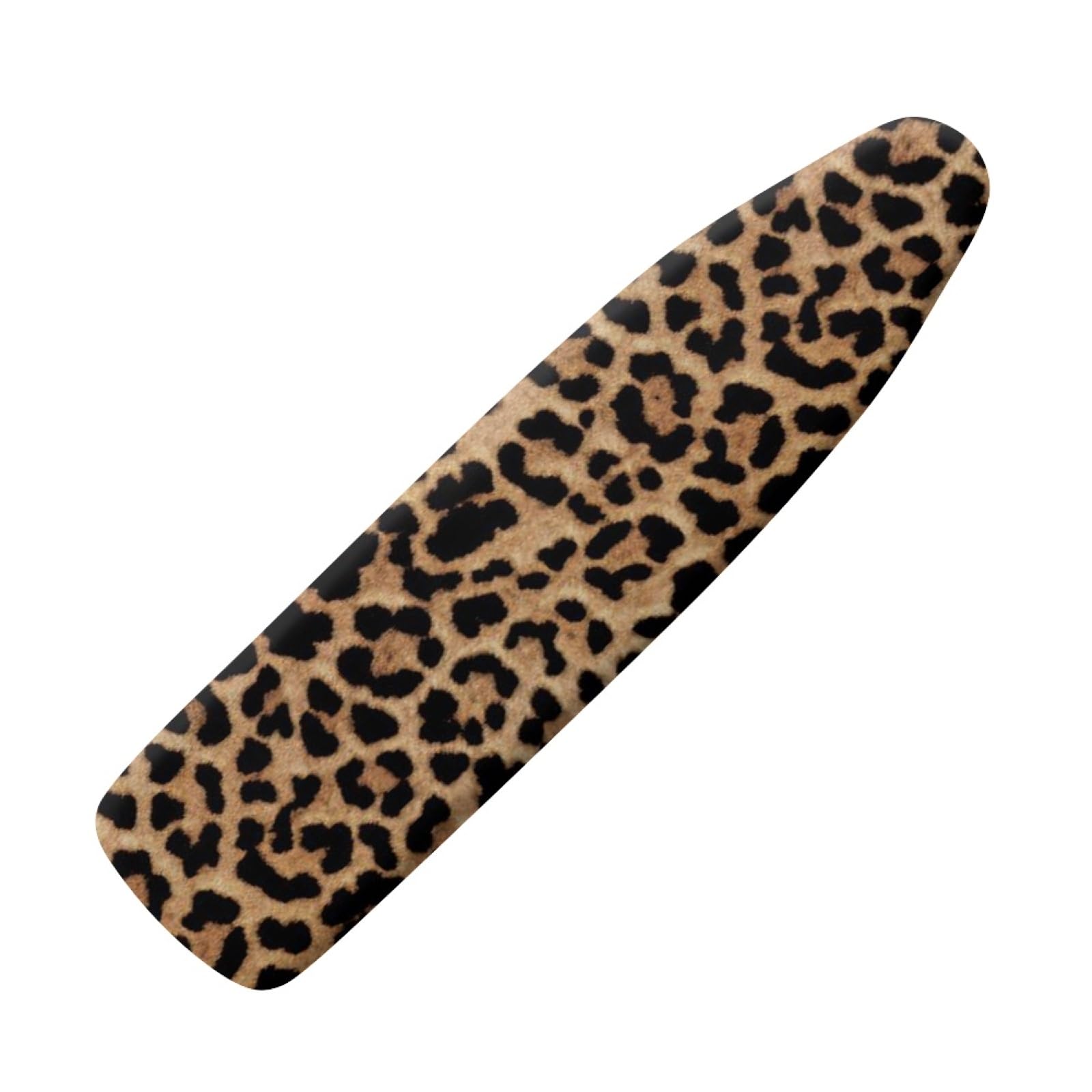 Wanyint Leopard Print Ironing Board Cover 16x55 with Hook and Loop Fasteners Easy to Install Heat Reflective Blue Washable