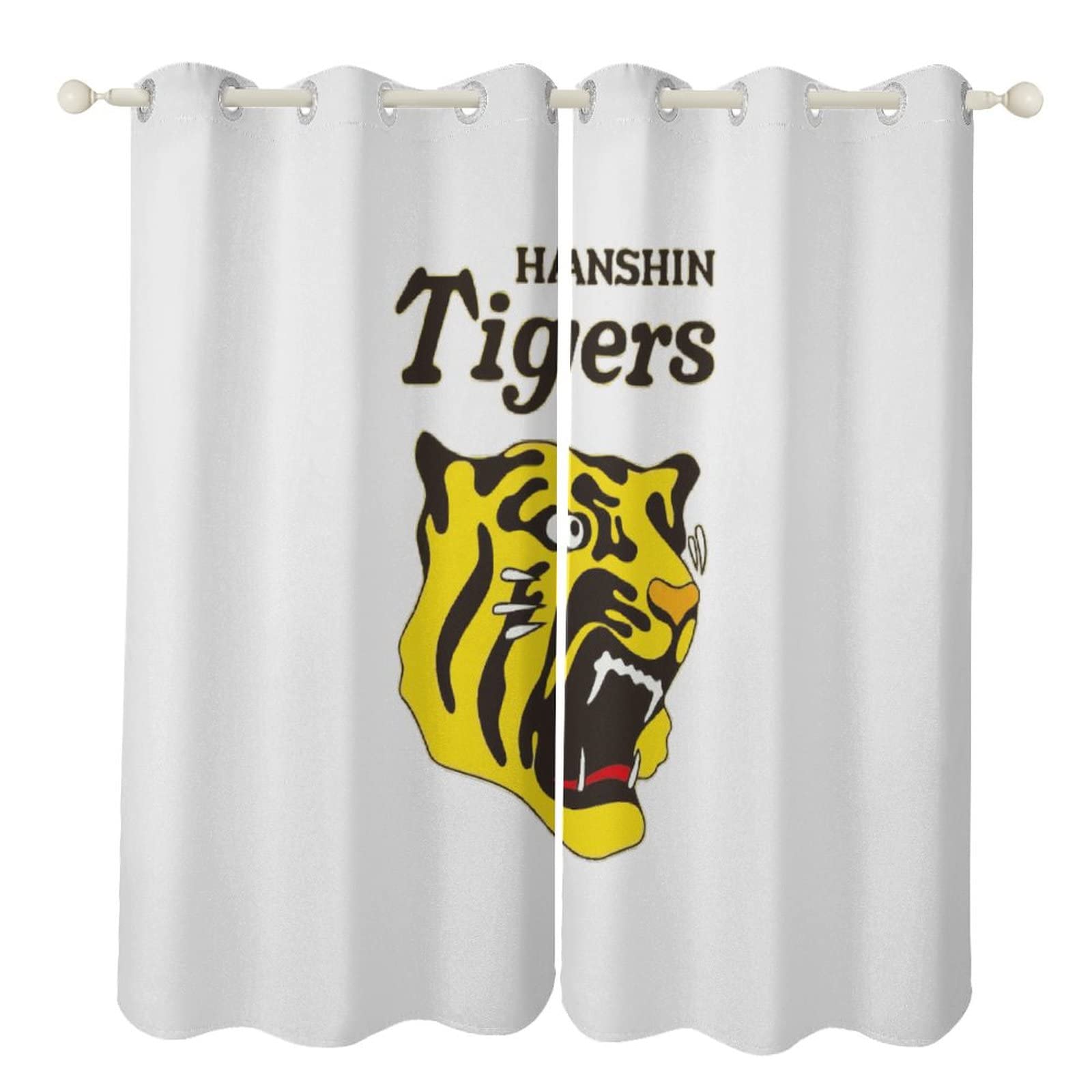 Amazon｜阪神タイガース カーテン 1級 遮光 ドレープカーテン かーてん