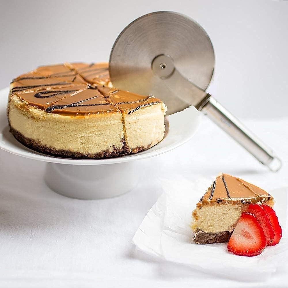 Stainless Steel Pizza, Cake, Pastry Cutting Wheel - Set of 3