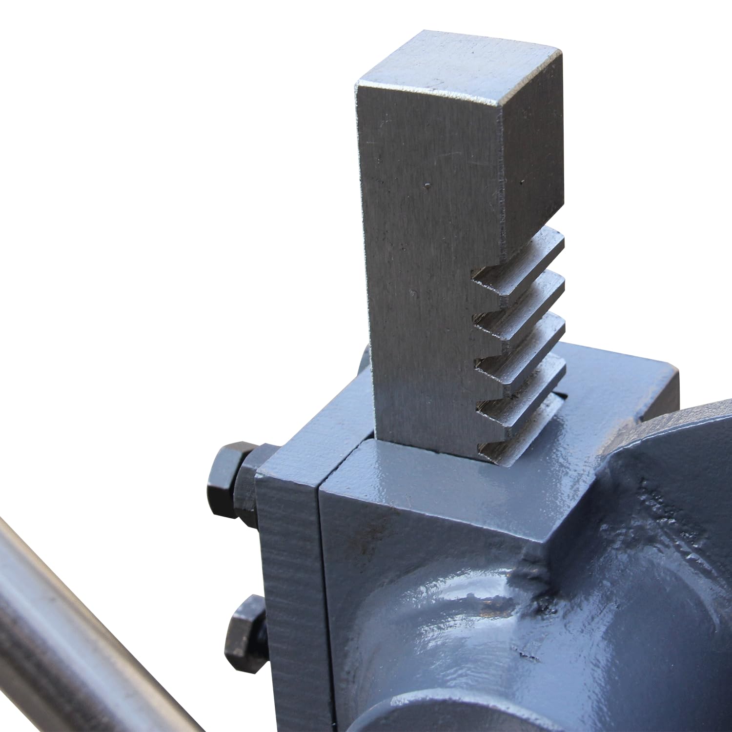 BOKA Drehdornpresse Presskraft 1t, handhebelpresse, Grundplatte 4-fach verstellbar, leichtgängiger Hebel, Werkstattpresse AP-1