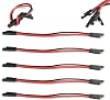 5 Pack 10 Gauge 2 Pin Quick Disconnect Polarized Wire Harness SAE Connector Bullet Lead Cable for Motorcycle Boat Car Tractor - 12in Red and Black Wire 5PCS 12IN 10GAUGE, 5PCS 10IN 10GAUGE