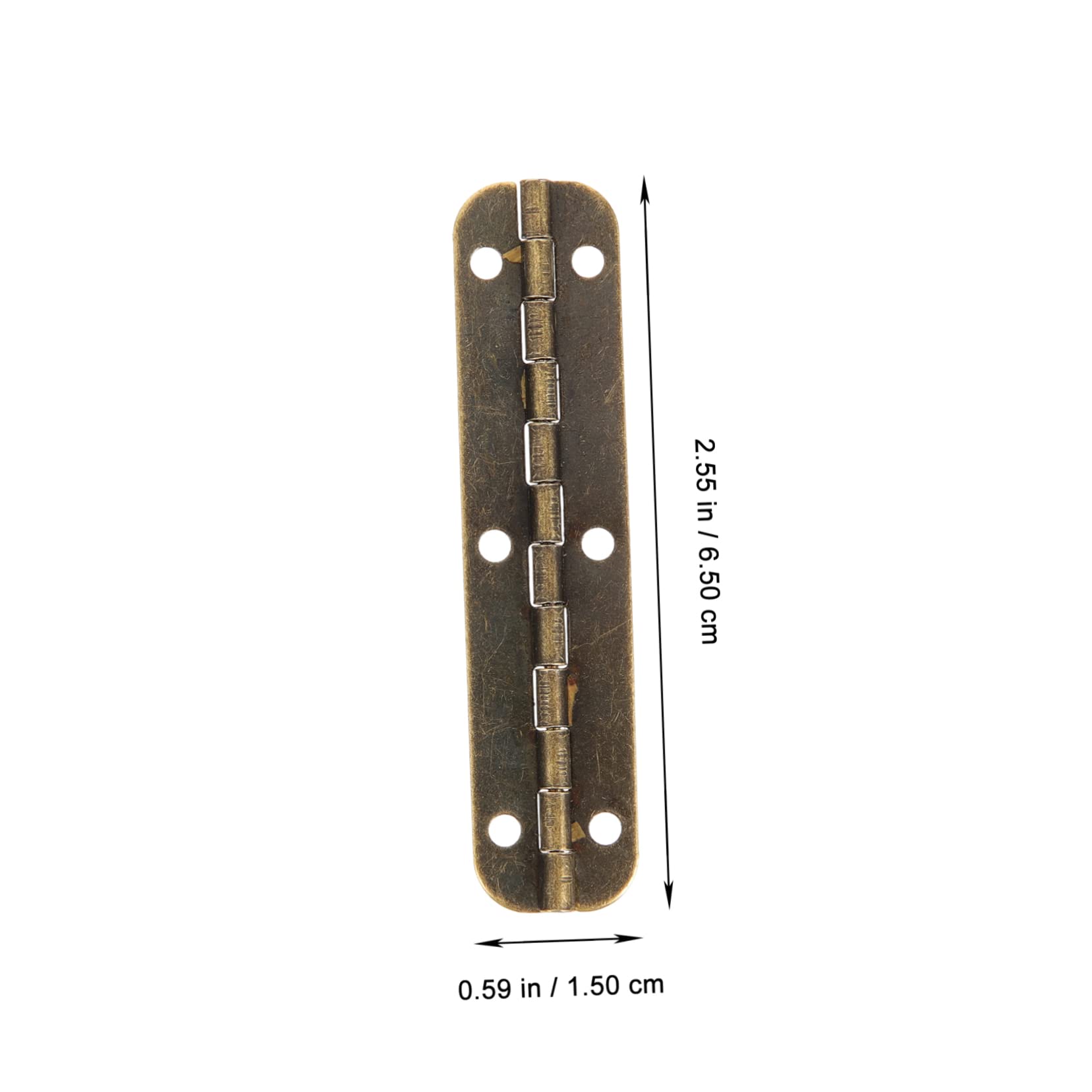 FUNOMOCYA 1 Set Piano Hinge Heavy Duty Hinges Cabinet Hinges Mini Hinges Door Hinges Flush Hinges Bisagras para Gabinetes Hinges Heavy Duty 180 Degree Hinges Cabinet Decor Long Hinge Iron