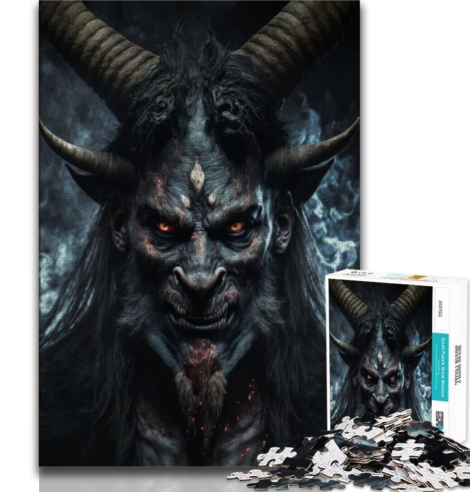 Jigsaw Puzzles for Teenagers Dark Lord 1000 Piece Puzzle,Educational Games Wall Decoration Unique Birthday And Xmas Gifts 38x26cm