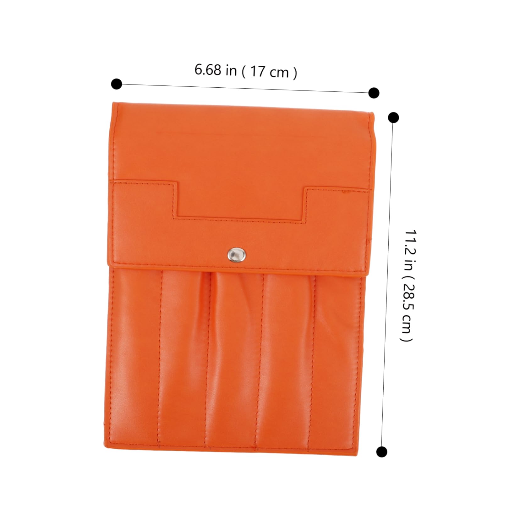 DOITOOL Knitting Needle Case Crochet Hook Organizer in Stylish Leather Material