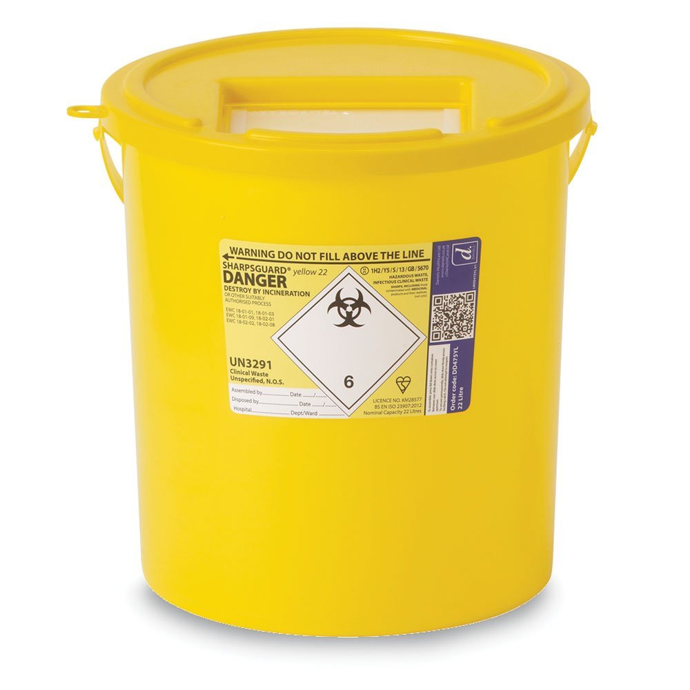 Reliance Medical 22 Litre Sharps Container