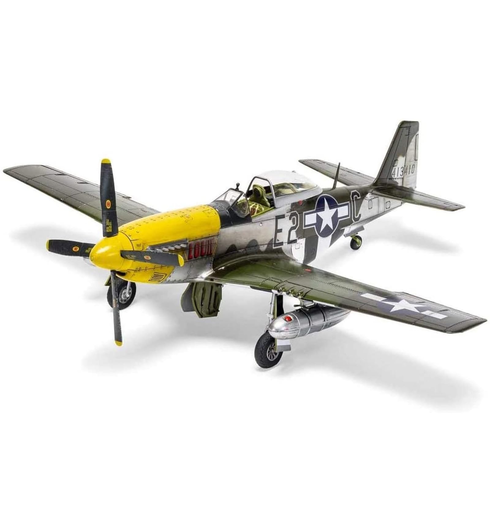 Maquetas de Aviones Kit Plástico, P-51D Mustang IV Fighter Escala 1/48, 8 x 9.3Inchs