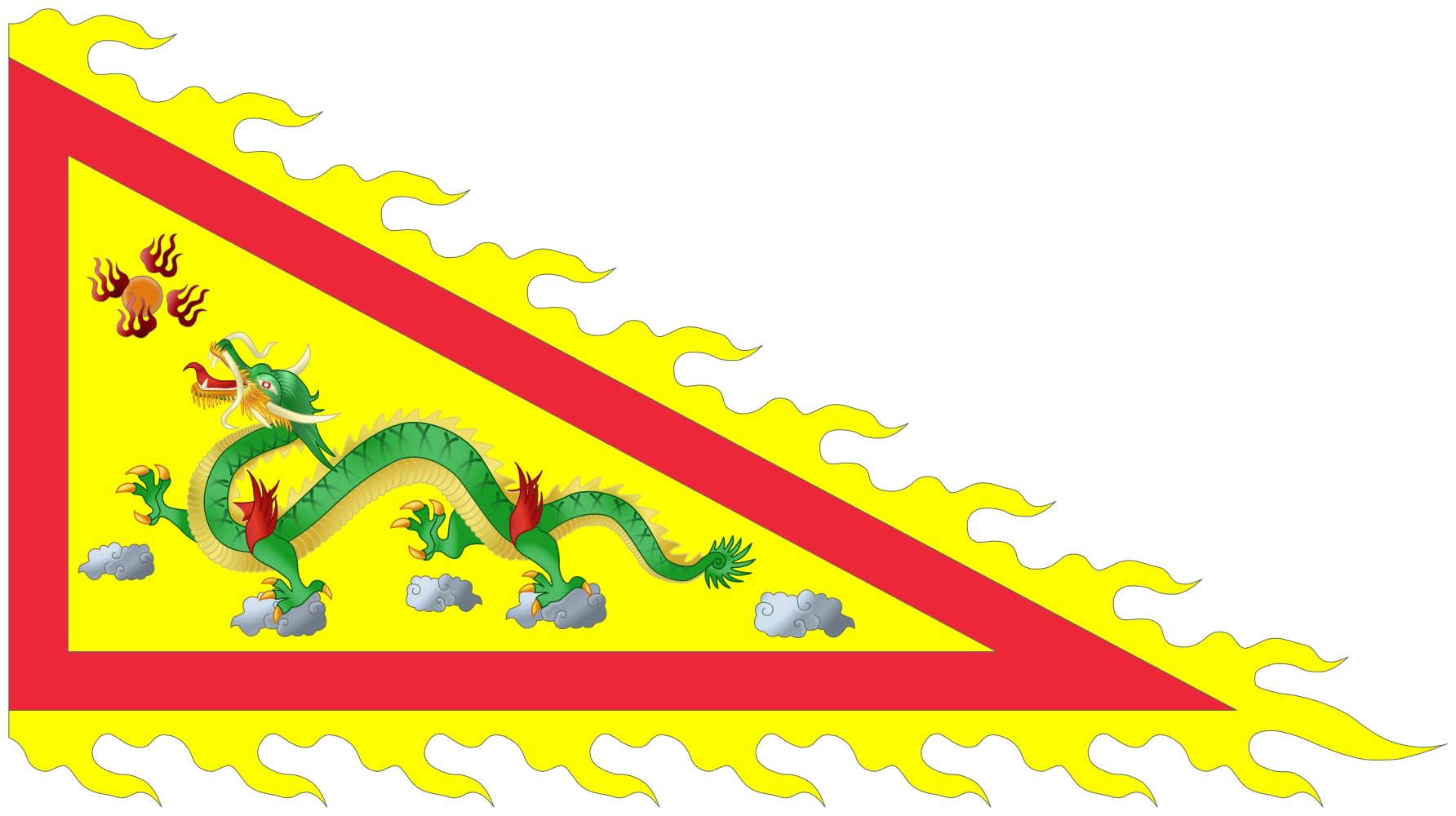 Drapeau de Bảo Đại pour défilé auto et rassemblement culturel