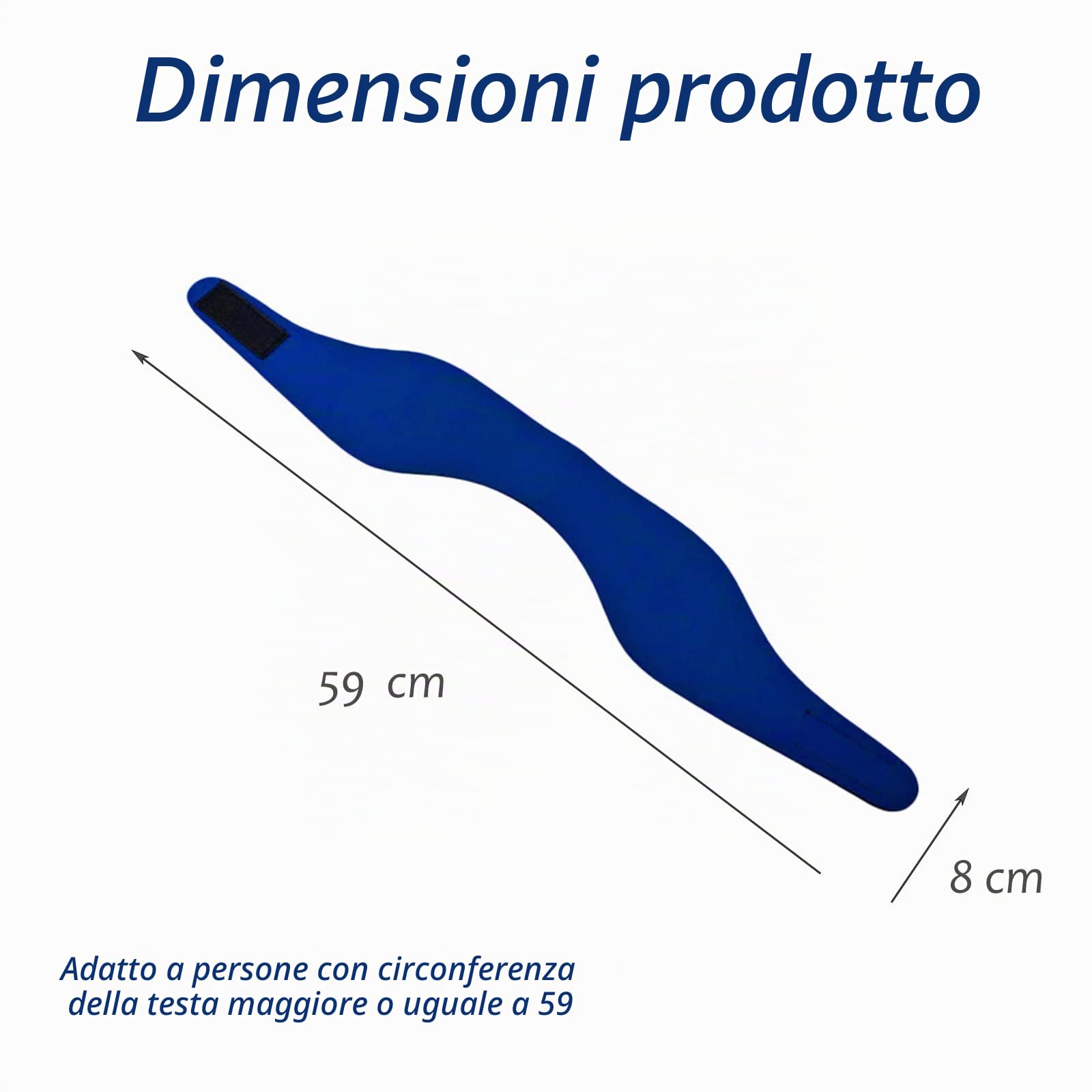 2 Pezzi Fascia da Nuoto Fascia Auricolare, Fascia di Protezione per Orecchi da Nuoto, Fascia in Neoprene Elastico Regolabile, Fascia di Protezione per Le Orecchie per Surf Sci Nautico