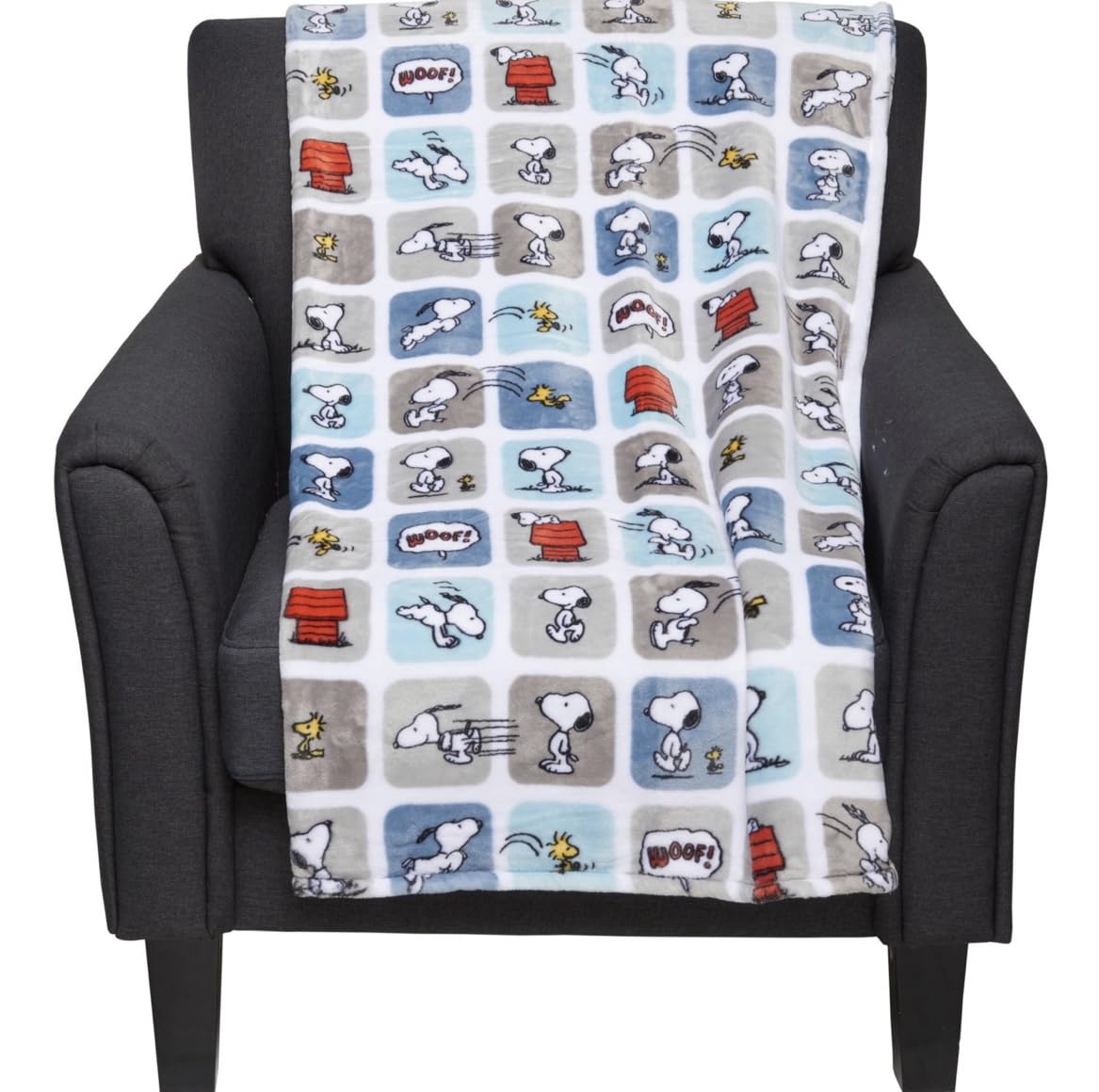 Spreadshirt Peanuts Snoopy Und Woodstock Poster 60x90 cm, taille unique, blanc