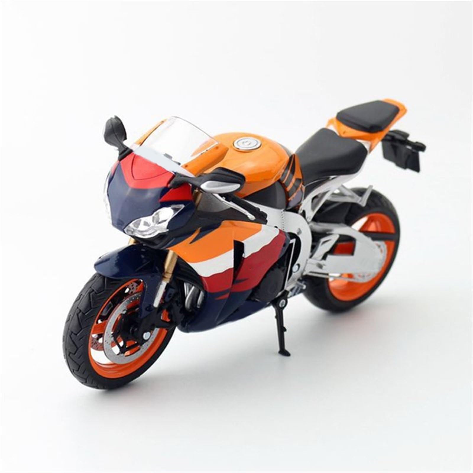 SEYXF Motorbike Toy for H-onda CBR 1000 RRR Alloy Motorcycle Desktop Display Model Diecast Metal Toy 1/12(Orange Retail Box)