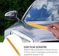 Vista 7 de VICASKY 10 calcomanías raspadoras para ventana de automóvil, cuchillas raspadoras de plástico, escobilla de goma para escobilla de vidrio