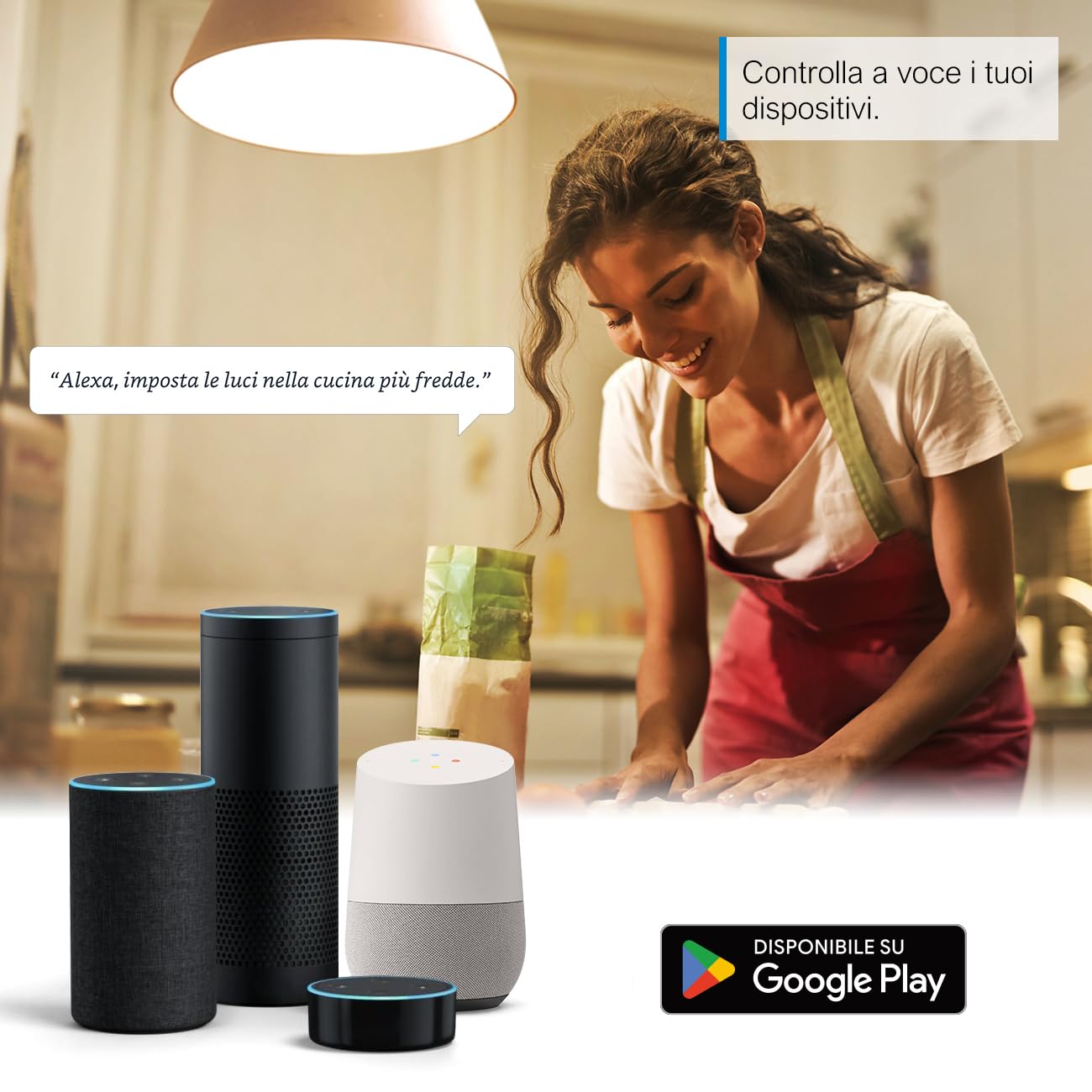 LVWIT Lampadina LED Smart Wifi Con Attacco E27,12W Equivalenti a 100W, 1521Lm,Compatibile con Alexa,Echo and Google Assistant,Intelligente Dimmerabile,Controllo a Distanza da App,Pacco da 4 Pezzi