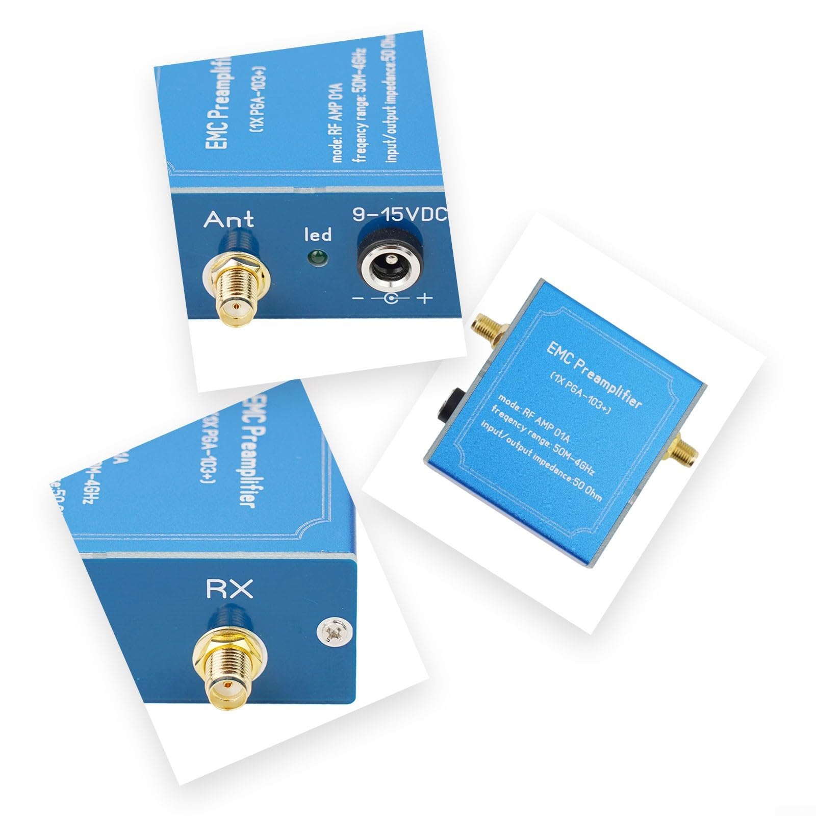 SPORTARC EMC Préampli Filtrage avancé du bruit 50M 4GHz LNA PGA103+ Sonde de magnétique EMC pour EMI
