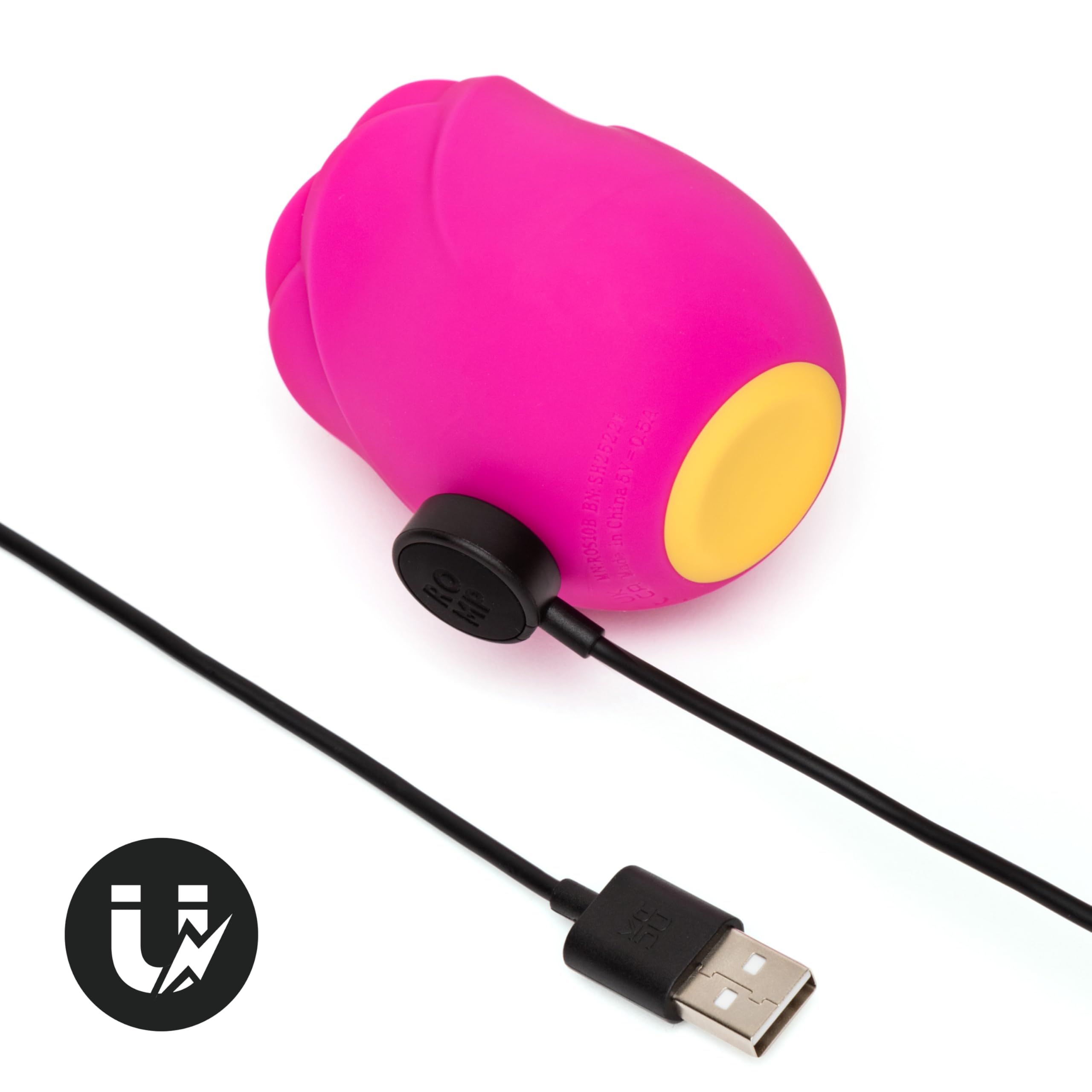 ROMP Rose Succhia-Clitoride per Donna | Toy a Rosa con 6 Modalità di Vibrazione | Sex Toy a Suzione | Vibratore Ricaricabile e Impermeabile per Stimolazione e Piacere Femminile