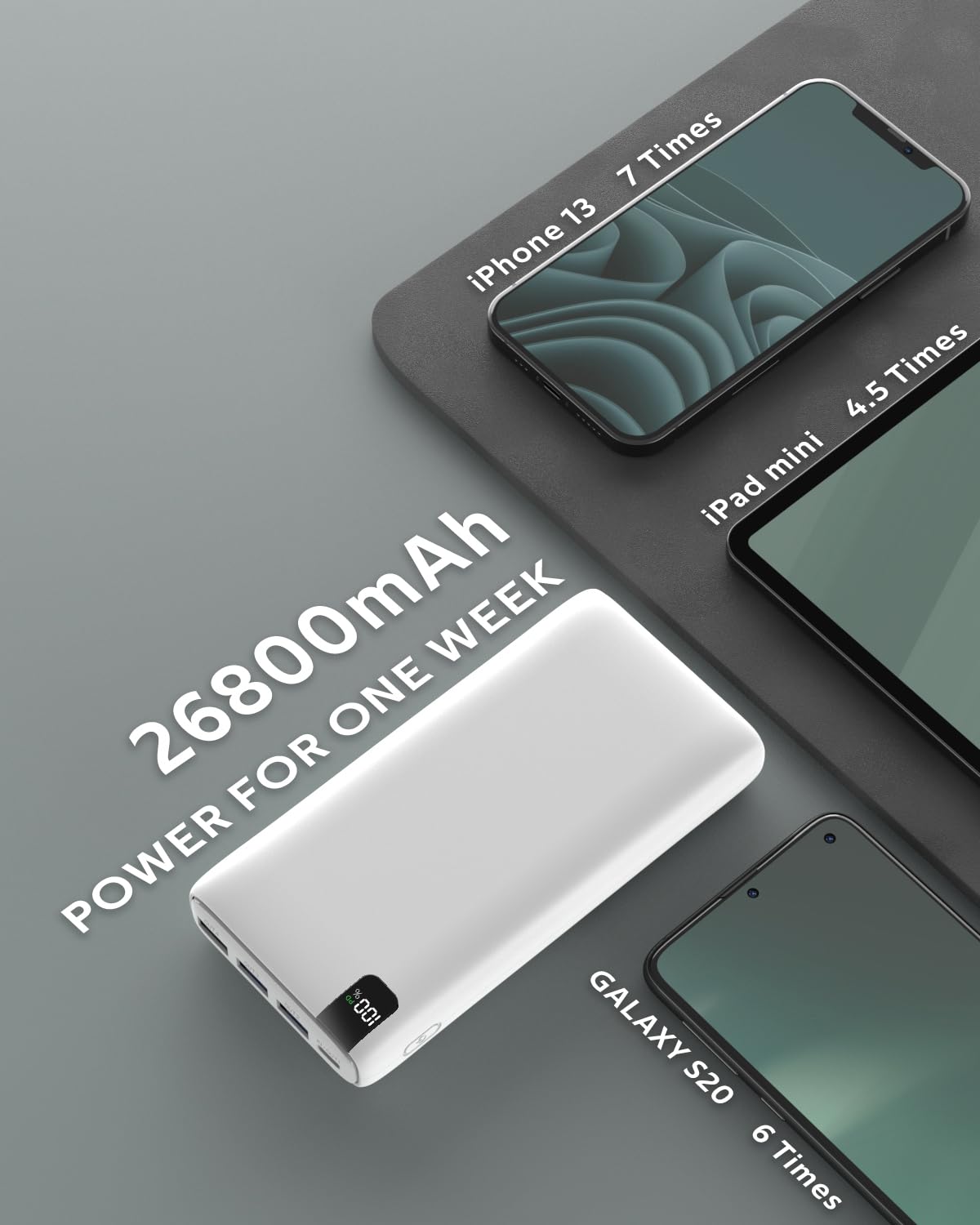 Technaxx TX-266 Pompa Aria Per SUP Con Power Bank - Gonfiaggio Rapido E Portatile - Foto 6