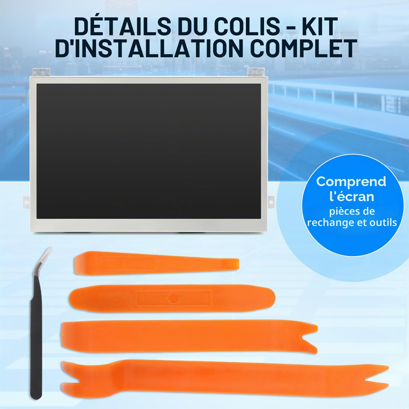 TDO-WVGA0633F00045 Écran LCD pour VW Magotan B7/Scirocco Golf 6R/Passat B8 2016-2019 Écran LCD 6,5"