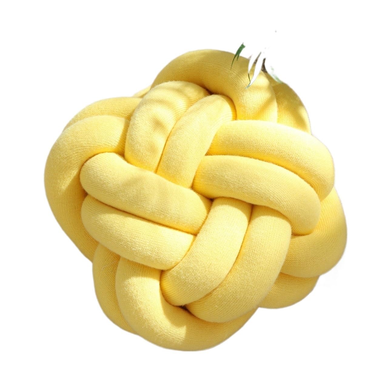 Włóczki do ręcznego dziergania, Chunky Yarn Hand Knitting Pillow Multicolor 39x30cm(Yellow)