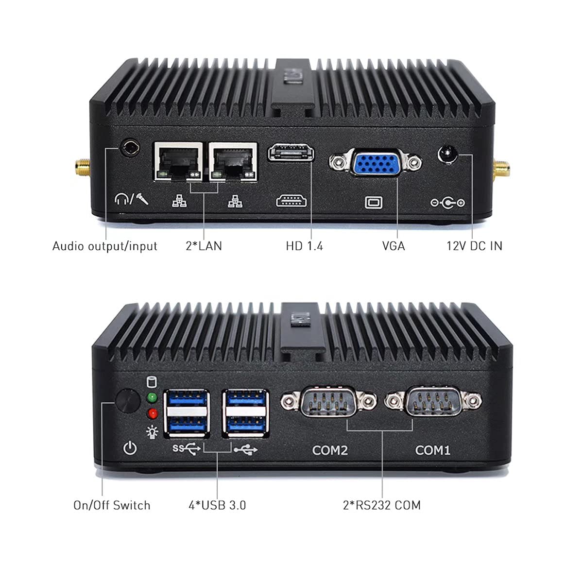 Amazon.co.jp: ミニ PC Celeron J4125、 デスクトップ小型コンピュータ